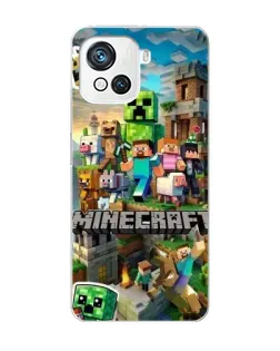 Чохол для Blackview Oscal C80 з картинкою «Замок Minecraft»