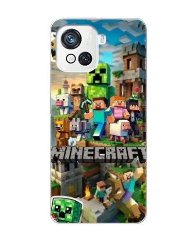 Чохол для Blackview Oscal C80 з картинкою «Замок Minecraft»
