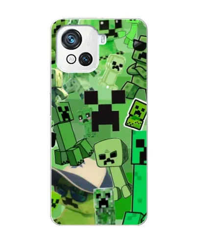 Чохол для Blackview Oscal C80 з картинкою «Кріпери Minecraft»