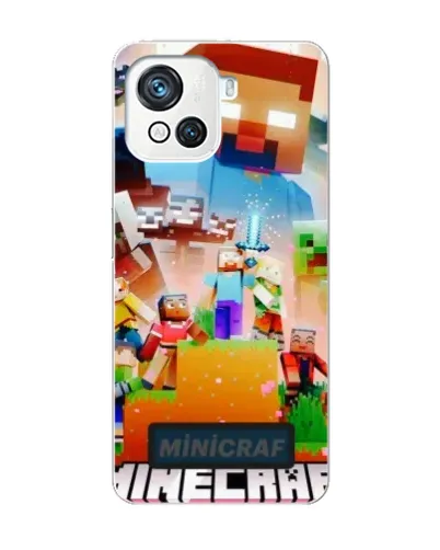Чохол для Blackview Oscal C80 з картинкою «Minecraft герої гри»
