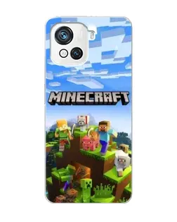 Чохол для Blackview Oscal C80 з картинкою «Minecraft класичний світ»