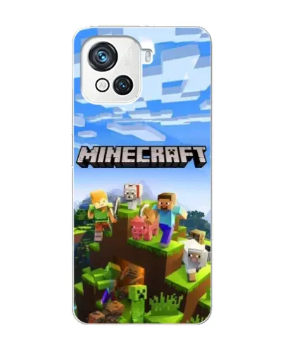 Чохол для Blackview Oscal C80 з картинкою «Minecraft класичний світ»
