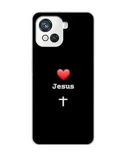 Чехол для Blackview Oscal C80 с картинкой «Сердце - Jesus»