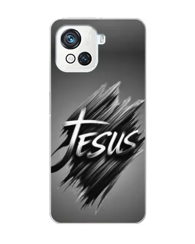 Чехол для Blackview Oscal C80 с картинкой «Надпись Jesus Graffiti»