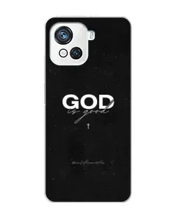 Чехол для Blackview Oscal C80 с картинкой «GOD — Бог над всем»