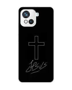 Чехол для Blackview Oscal C80 с картинкой «Графический крест Jesus»
