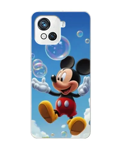 Чехол для Blackview Oscal C80 с картинкой «Mickey и мыльные пузыри»