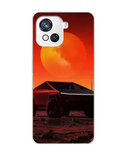 Чехол для Blackview Oscal C80 с картинкой «Cybertruck на Марсе»