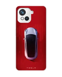 Чехол для Blackview Oscal C80 с картинкой «Tesla Top View»