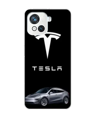 Чехол для Blackview Oscal C80 с картинкой «Tesla Model Y»