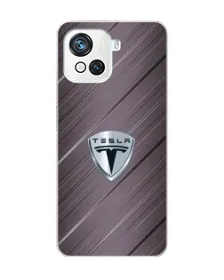 Чехол для Blackview Oscal C80 с картинкой «Металлическая текстура Tesla»