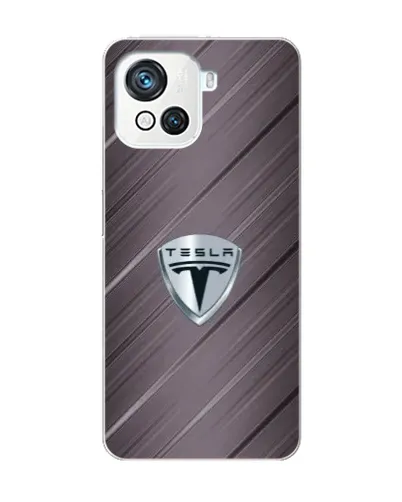 Чехол для Blackview Oscal C80 с картинкой «Металлическая текстура Tesla»