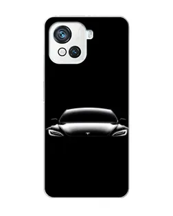 Чехол для Blackview Oscal C80 с картинкой «Фары Tesla Night»