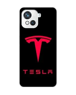 Чехол для Blackview Oscal C80 с картинкой «Tesla Red Logo»