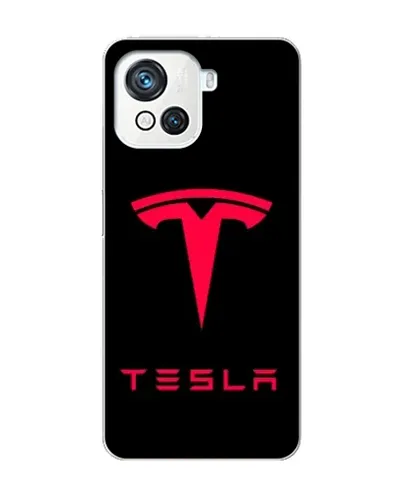 Чехол для Blackview Oscal C80 с картинкой «Tesla Red Logo»