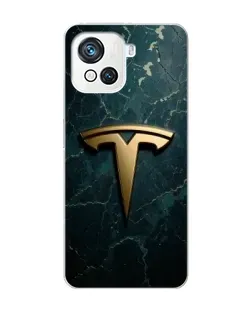 Чехол для Blackview Oscal C80 с картинкой «Мраморная Tesla Gold»