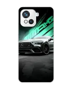 Чехол для Blackview Oscal C80 с картинкой «Темный Mercedes AMG»