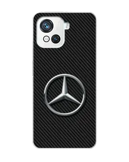 Чехол для Blackview Oscal C80 с картинкой «Карбоновый Mercedes стиль»