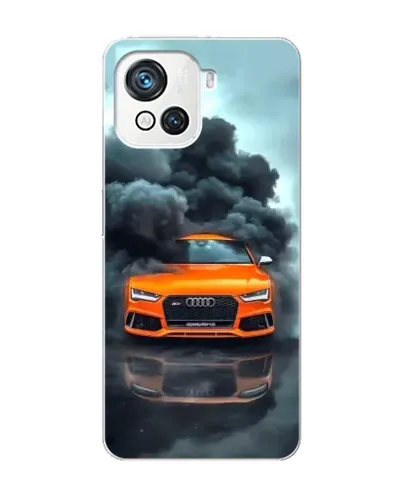 Чехол для Blackview Oscal C80 с картинкой «Audi в облаках дыма» Чехол для Blackview Oscal C80 с картинкой «Audi в облаках дыма»
