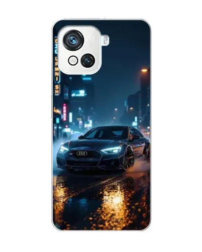 Чехол для Blackview Oscal C80 с картинкой «Ночной город и Audi» Чехол для Blackview Oscal C80 с картинкой «Ночной город и Audi»