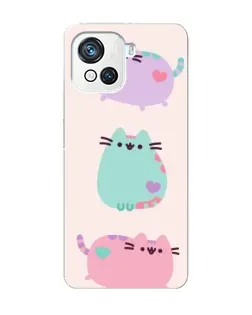 Чехол для Blackview Oscal C80 с картинкой «Pusheen трио» Чехол для Blackview Oscal C80 с картинкой «Pusheen трио»