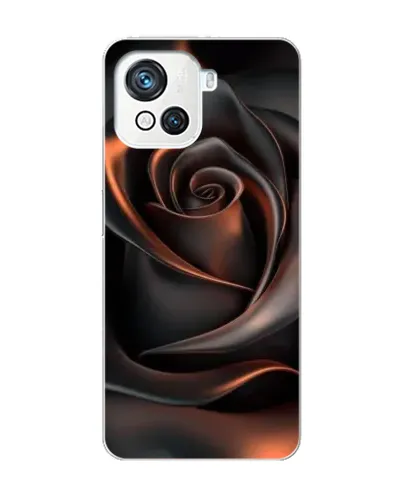 Чехол для Blackview Oscal C80 с картинкой «Шелковая черная роза» Чехол для Blackview Oscal C80 с картинкой «Шелковая черная роза»