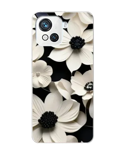 Чехол для Blackview Oscal C80 с картинкой «Объемные белые цветы» Чехол для Blackview Oscal C80 с картинкой «Объемные белые цветы»
