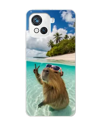 Чехол для Blackview Oscal C80 с картинкой «Капибара на море» Чехол для Blackview Oscal C80 с картинкой «Капибара на море»