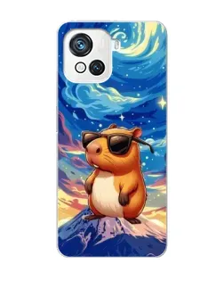 Чехол для Blackview Oscal C80 с картинкой «Капибара Ван Гога»