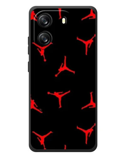 Чехол для Blackview Oscal Flat 1C с картинкой «Jordan Red Pattern» Чехол для Blackview Oscal Flat 1C с картинкой «Jordan Red Pattern»