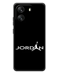 Чехол для Blackview Oscal Flat 1C с картинкой «Jordan White Logo»