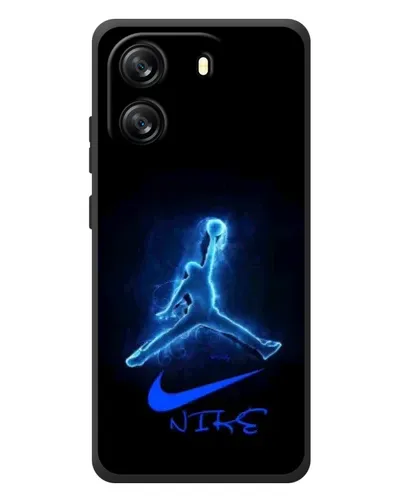 Чехол для Blackview Oscal Flat 1C с картинкой «Jordan Neon Blue» Чехол для Blackview Oscal Flat 1C с картинкой «Jordan Neon Blue»