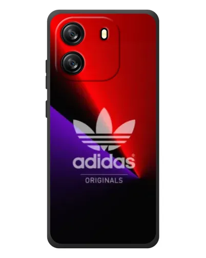 Чехол для Blackview Oscal Flat 1C с картинкой «Adidas Red Neon»