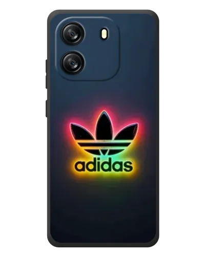Чехол для Blackview Oscal Flat 1C с картинкой «Неоновый Adidas»