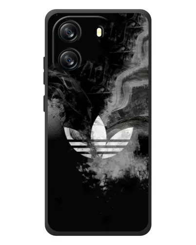 Чехол для Blackview Oscal Flat 1C с картинкой «Абстрактный дым Adidas»