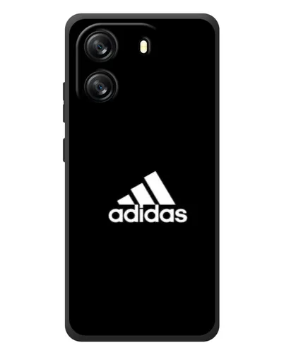 Чехол для Blackview Oscal Flat 1C с картинкой «Черная классика Adidas»