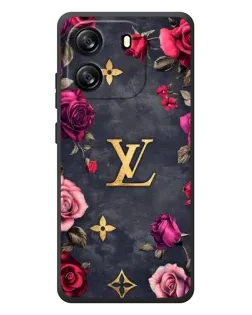 Чехол для Blackview Oscal Flat 1C с картинкой «Цветочный Louis Vuitton»