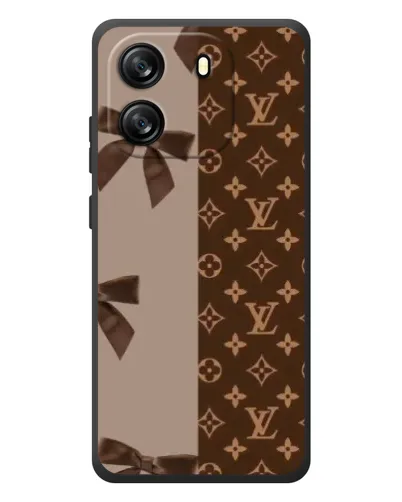 Чехол для Blackview Oscal Flat 1C с картинкой «Louis Vuitton — банты»