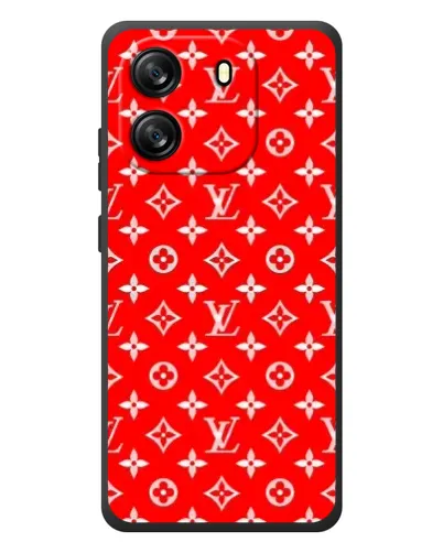 Чехол для Blackview Oscal Flat 1C с картинкой «Яркий паттерн LV»