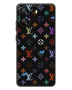 Чехол для Blackview Oscal Flat 1C с картинкой «Цветная монограмма LV»