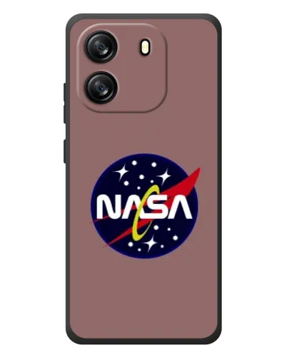 Чехол для Blackview Oscal Flat 1C с картинкой «NASA — ретро космос»