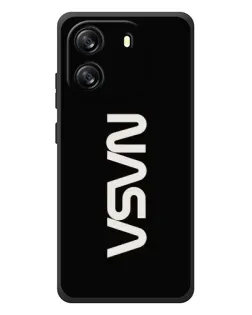 Чехол для Blackview Oscal Flat 1C с картинкой «NASA — вертикальный логотип»