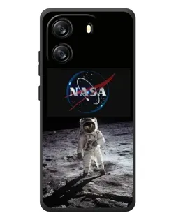 Чехол для Blackview Oscal Flat 1C с картинкой «Астронавт на Луне»