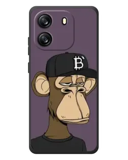 Чехол для Blackview Oscal Flat 1C с картинкой «Bored Ape в кепке»