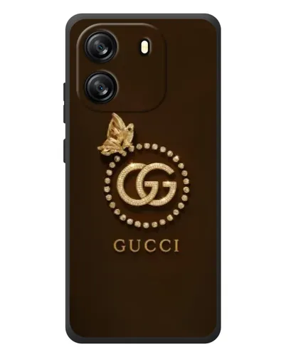 Чехол для Blackview Oscal Flat 1C с картинкой «Gucci — золотая бабочка» Чехол для Blackview Oscal Flat 1C с картинкой «Gucci — золотая бабочка»