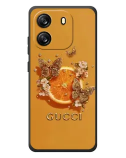 Чохол для Blackview Oscal Flat 1C з картинкою «Gucci — золоті метелики» Чохол для Blackview Oscal Flat 1C з картинкою «Gucci — золоті метелики»