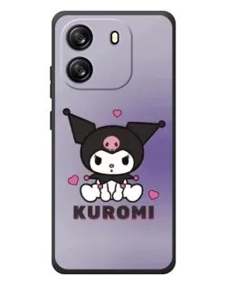 Чехол для Blackview Oscal Flat 1C с картинкой «Kuromi — фиолетовый арт»