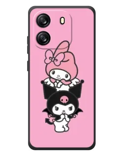 Чехол для Blackview Oscal Flat 1C с картинкой «My Melody и Kuromi»