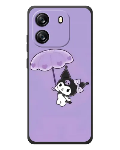 Чехол для Blackview Oscal Flat 1C с картинкой «Kuromi с зонтиком» Чехол для Blackview Oscal Flat 1C с картинкой «Kuromi с зонтиком»