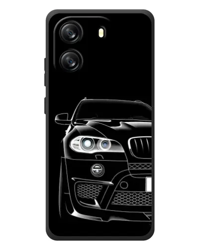 Чехол для Blackview Oscal Flat 1C с картинкой «Темный силуэт BMW»